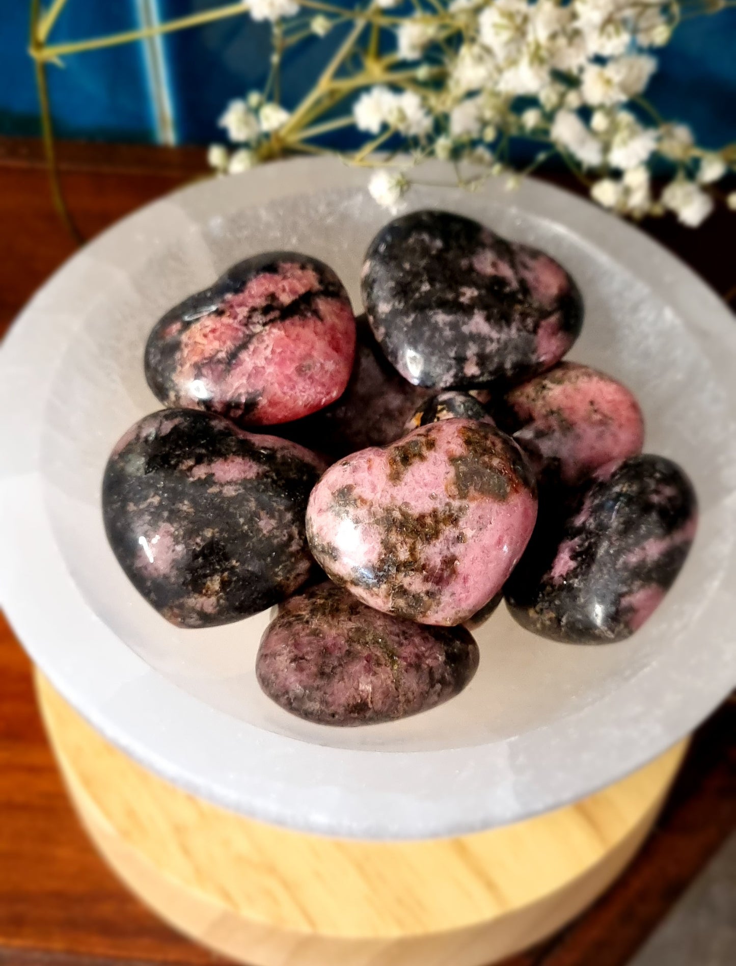 Rhodonite Tiny Heart