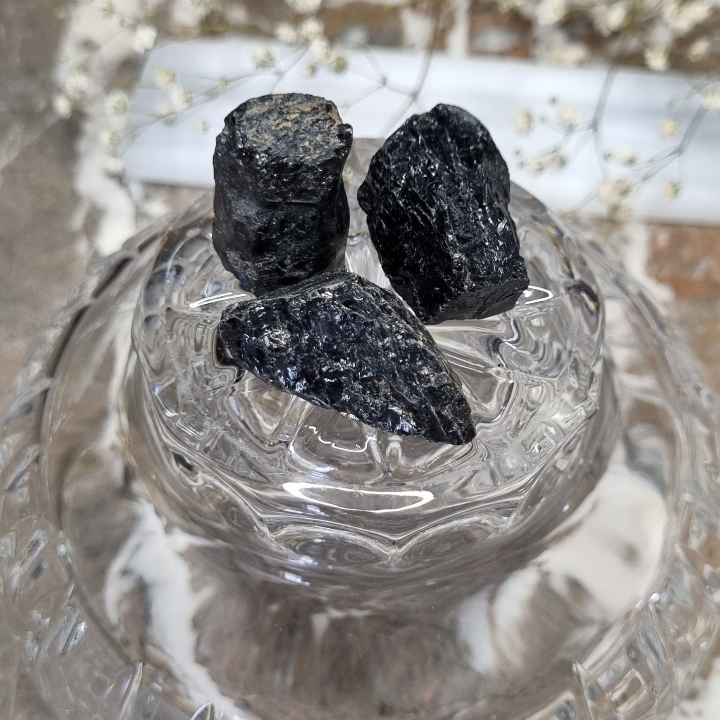 Black Tourmaline Rough - 2-3cm