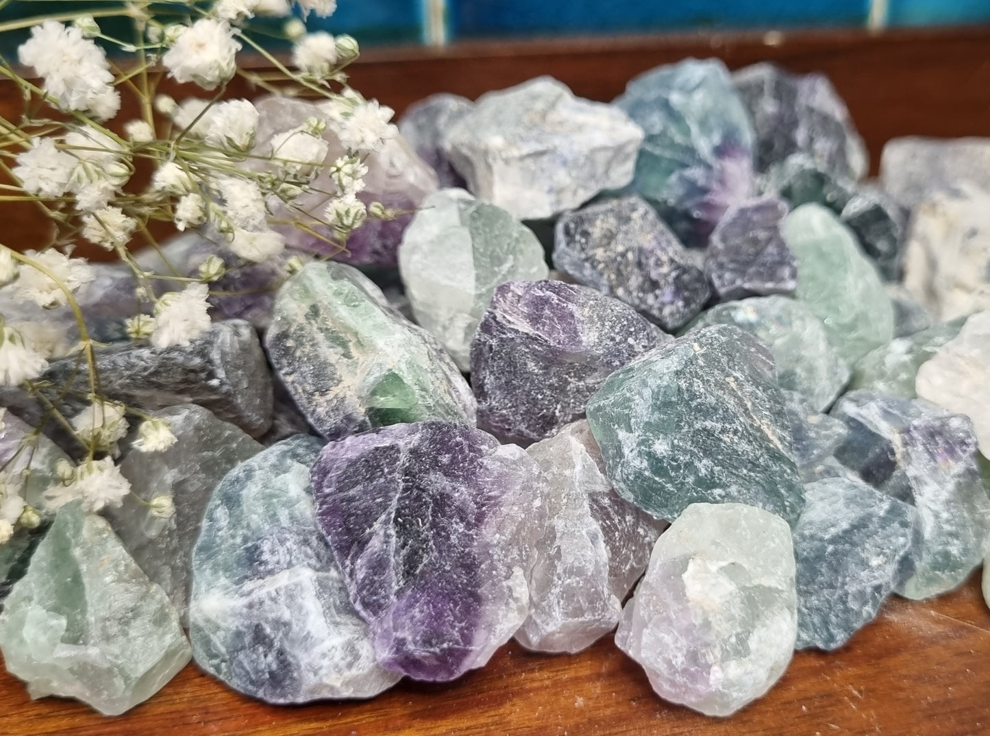 Rainbow Fluorite Rough - 2-3cm