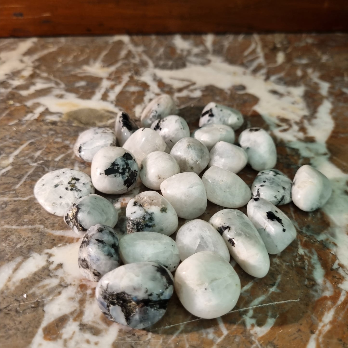 Rainbow Moonstone Tumbled Stone