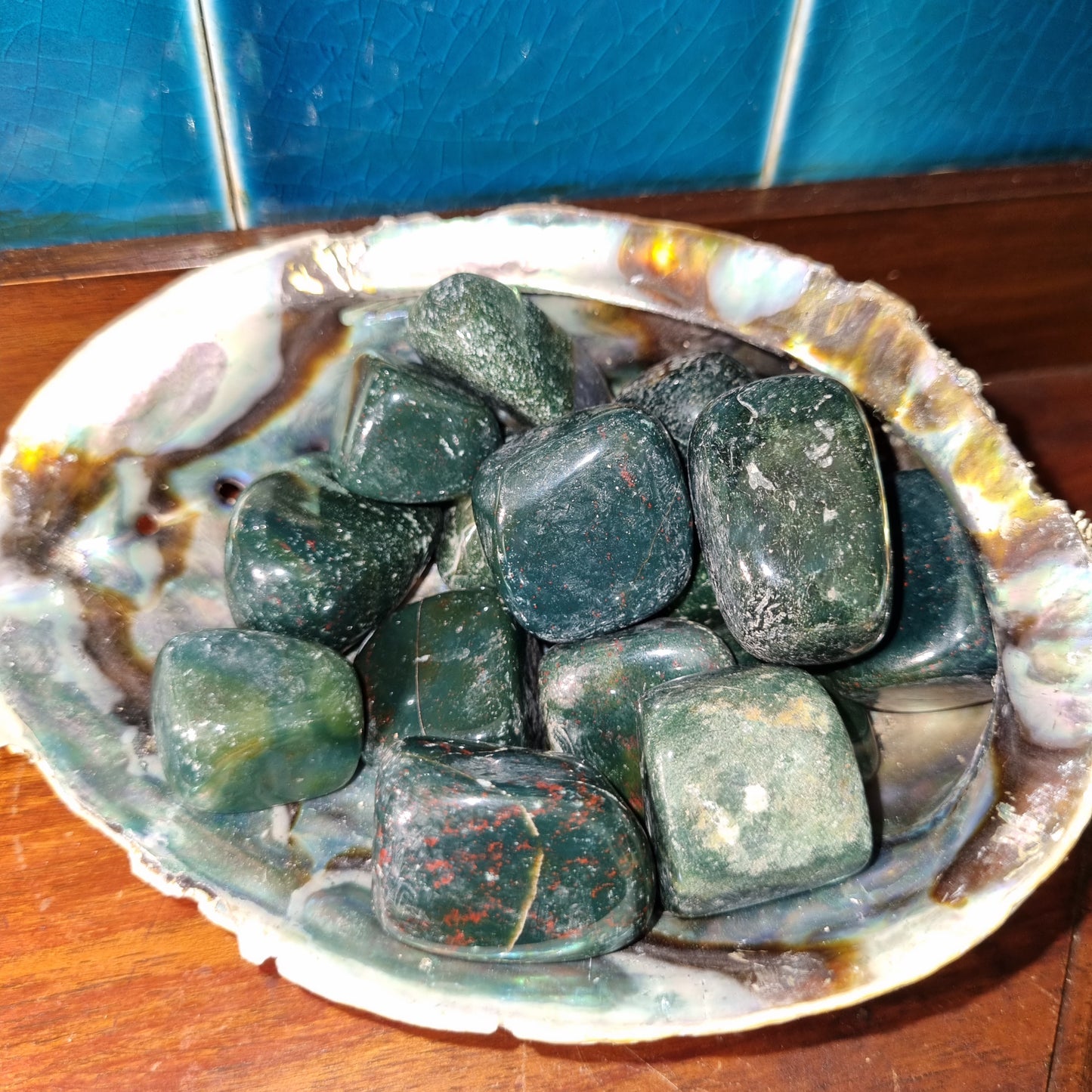 Bloodstone Tumbled Stone