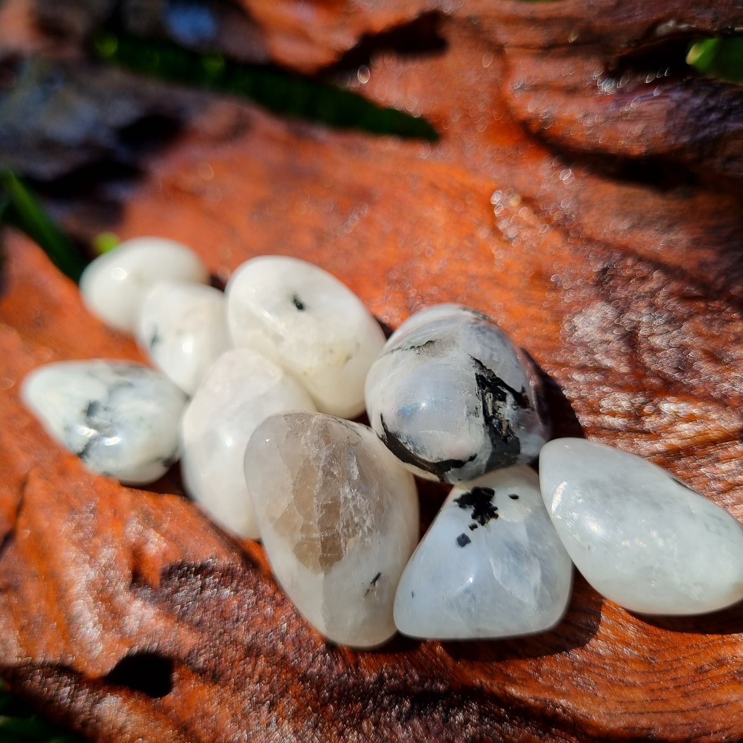 Rainbow Moonstone Tumbled Stone