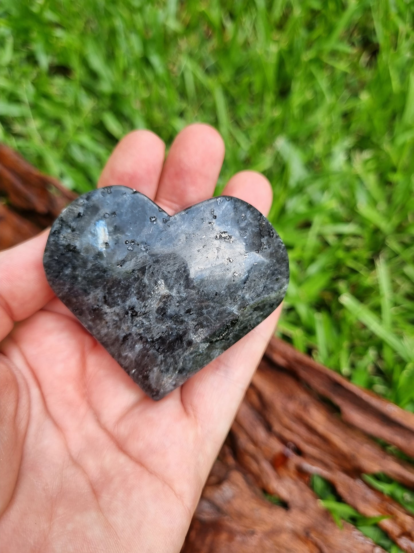 Larvikite Heart