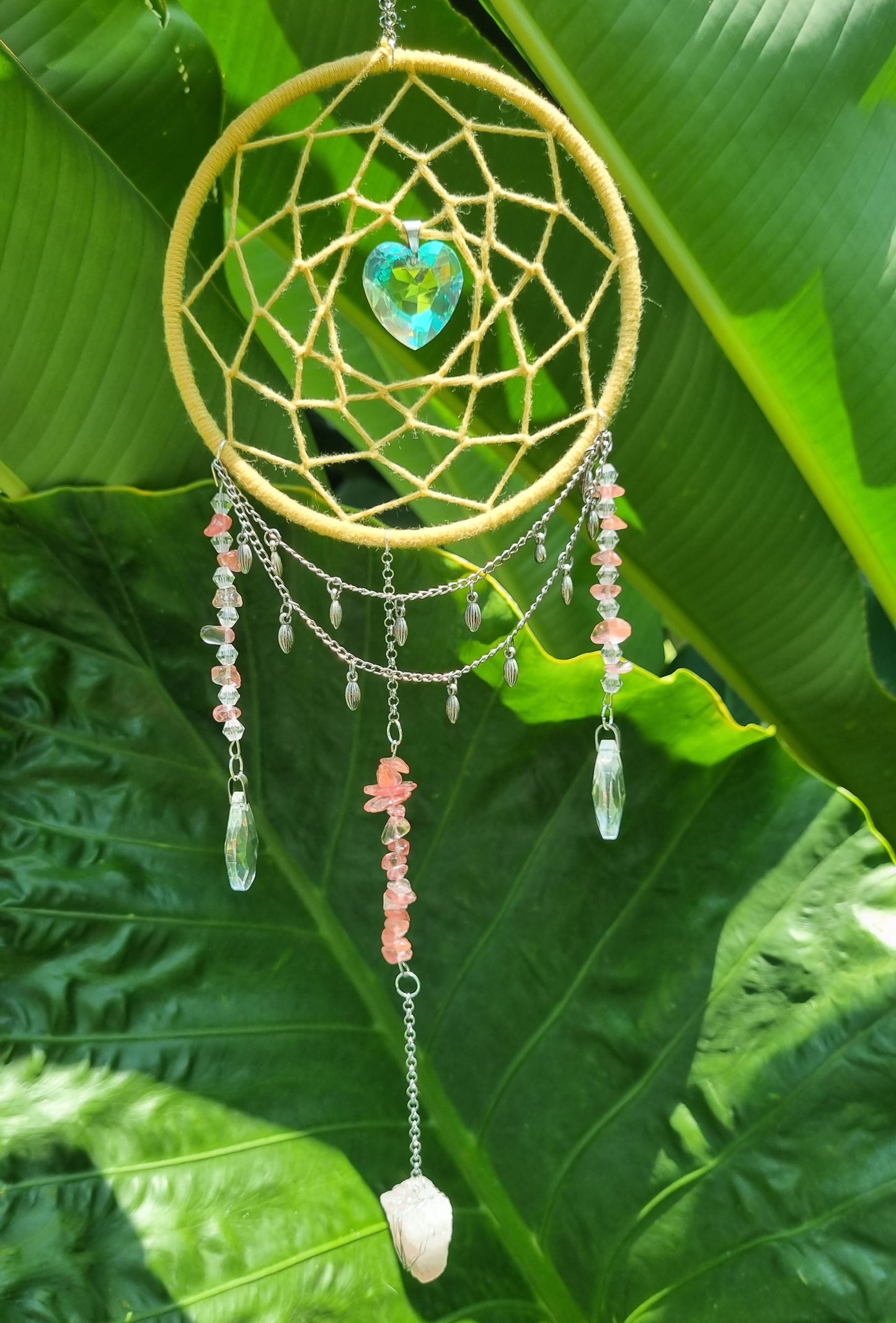 Rose Quartz Lovin' Sun and Dream Catcher