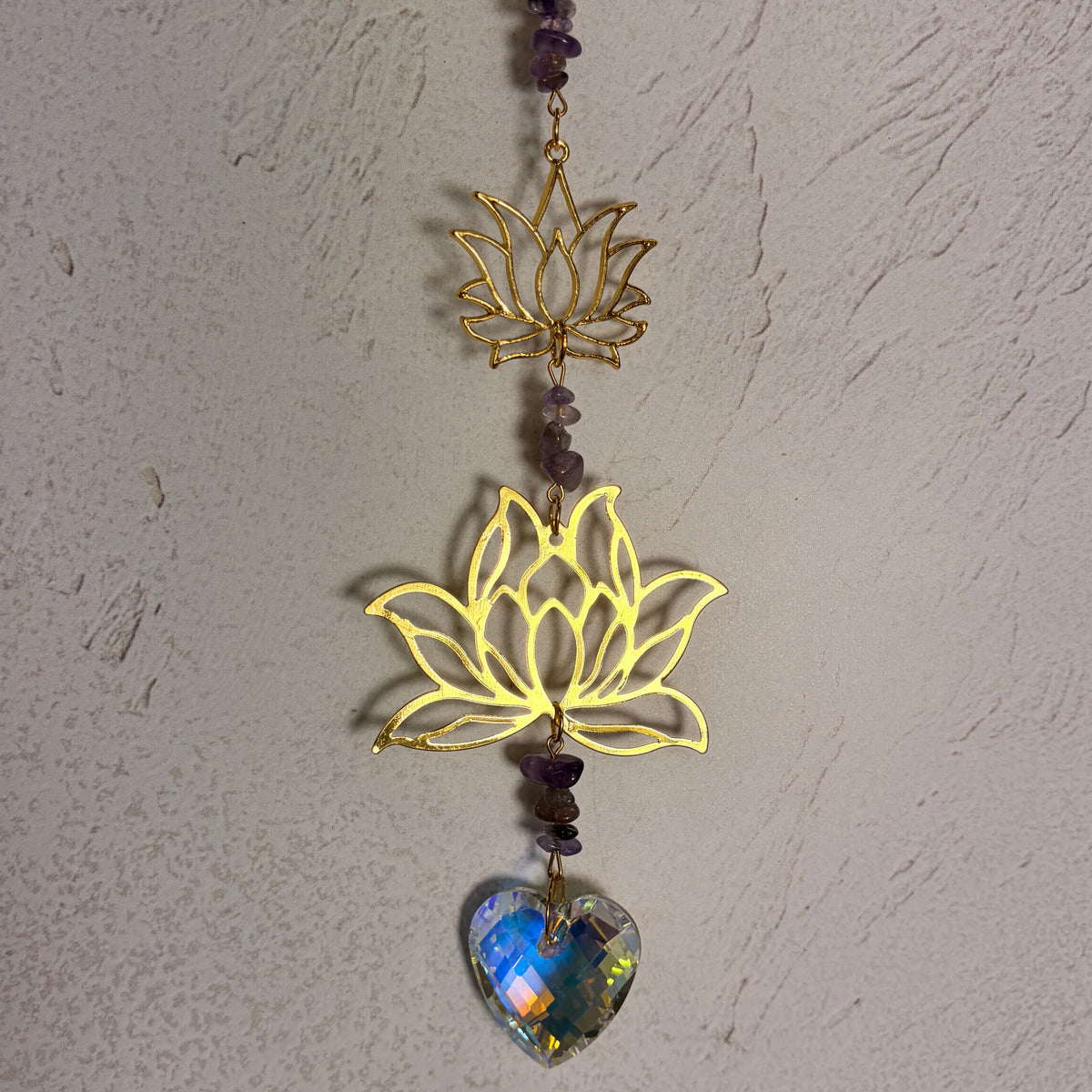 Crystal Suncatchers - Lotus flower