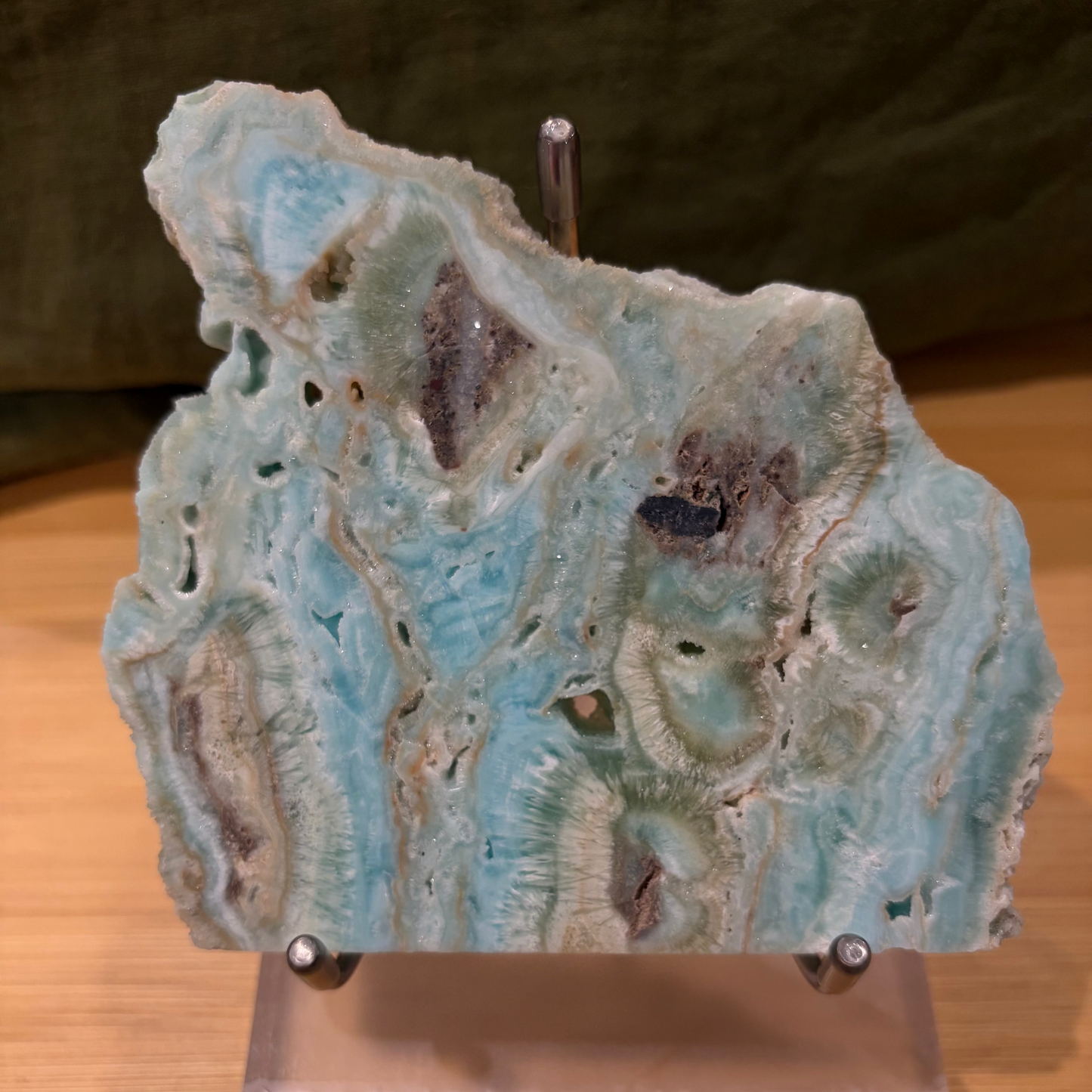 Blue Aragonite Slab
