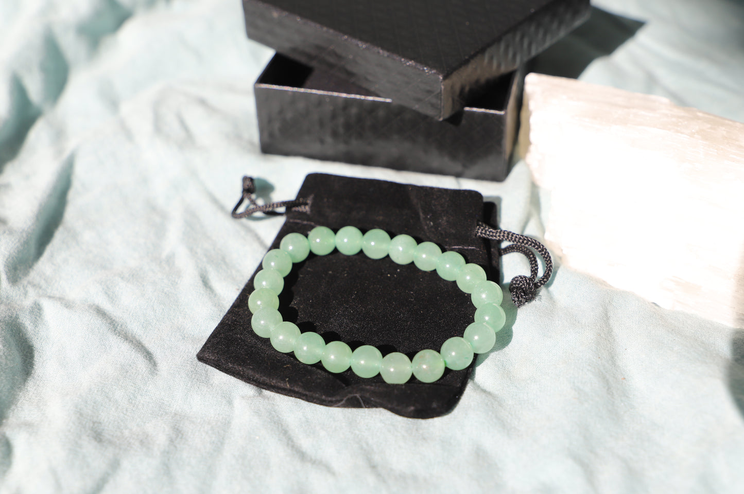 Green Aventurine Bead Bracelet 8 mm