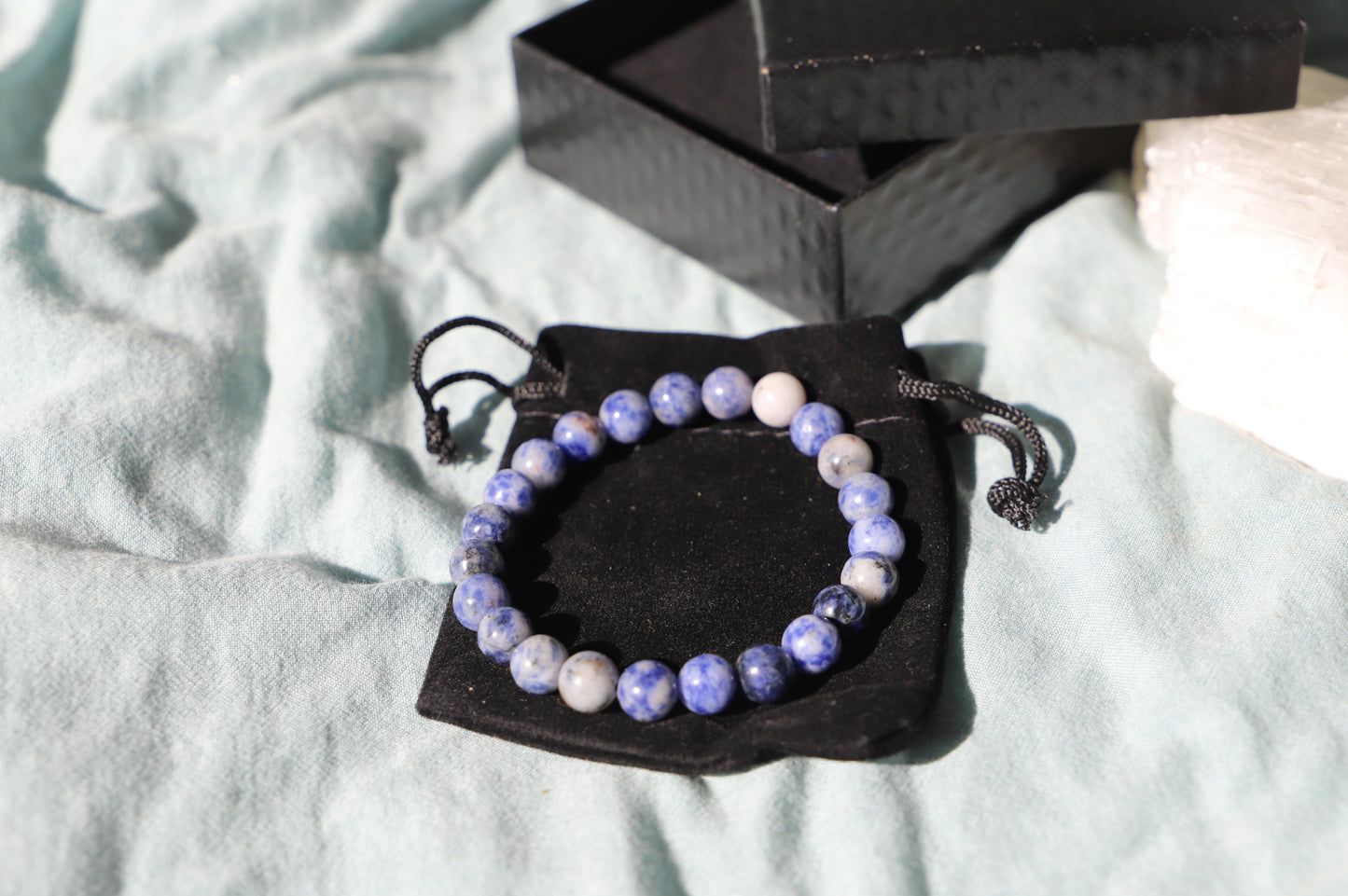 Sodalite Bead Bracelet 8 mm
