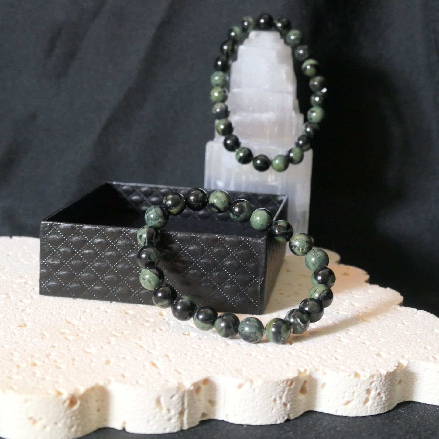 Kambaba Jasper Bead Bracelet 8mm