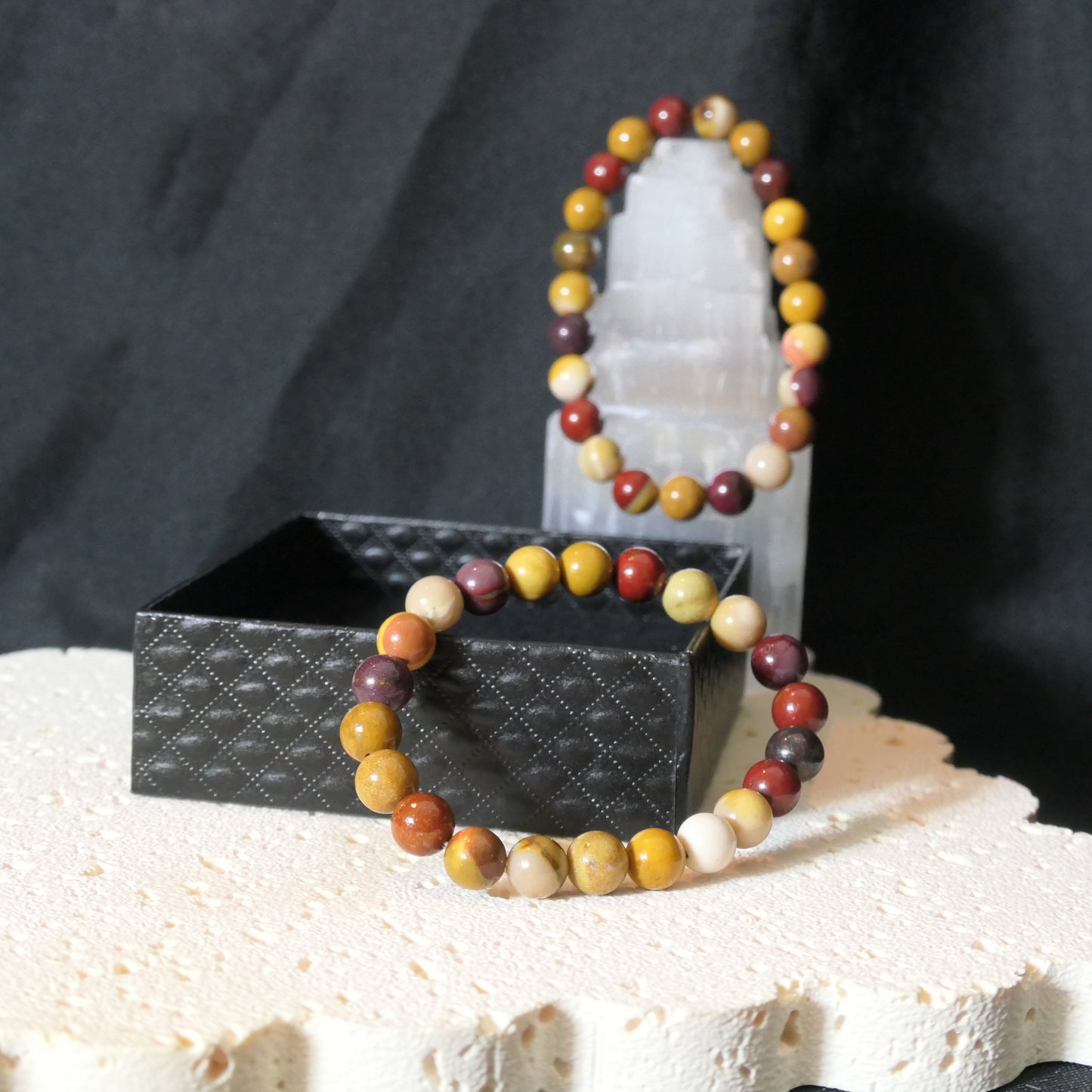 Mookaite Bead Bracelet 8mm