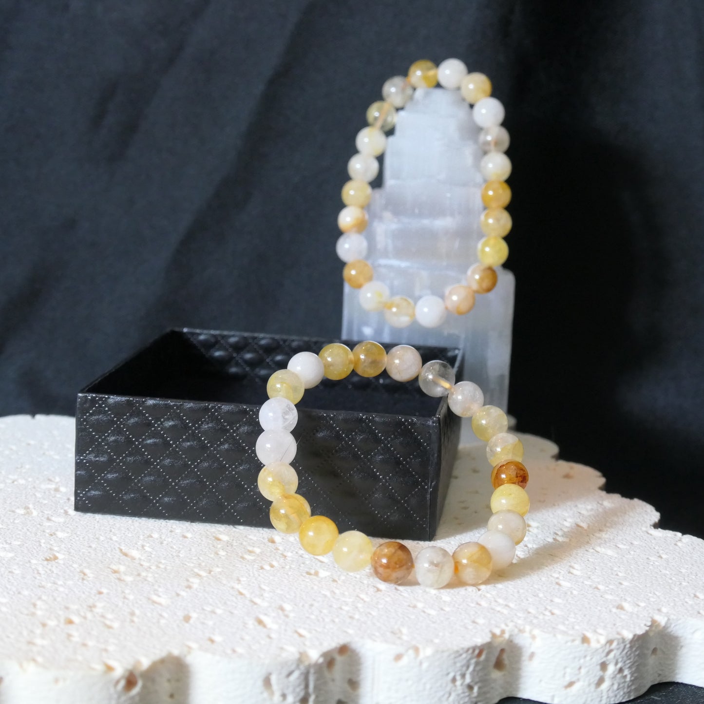 Golden Healer Bead Bracelet 8mm