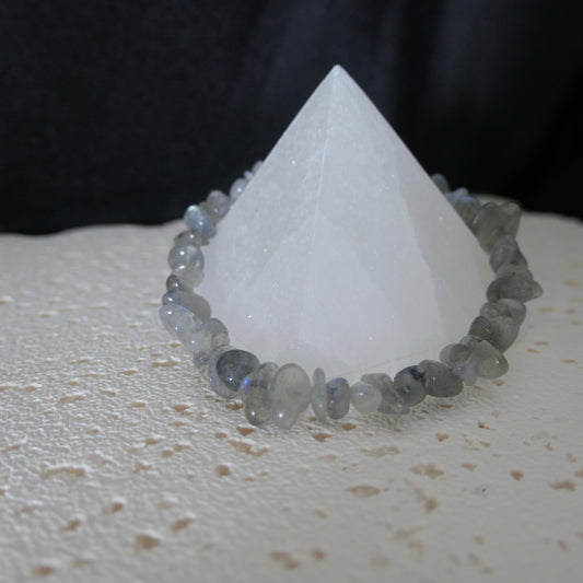 Labradorite Chip Bracelet - Adjustable