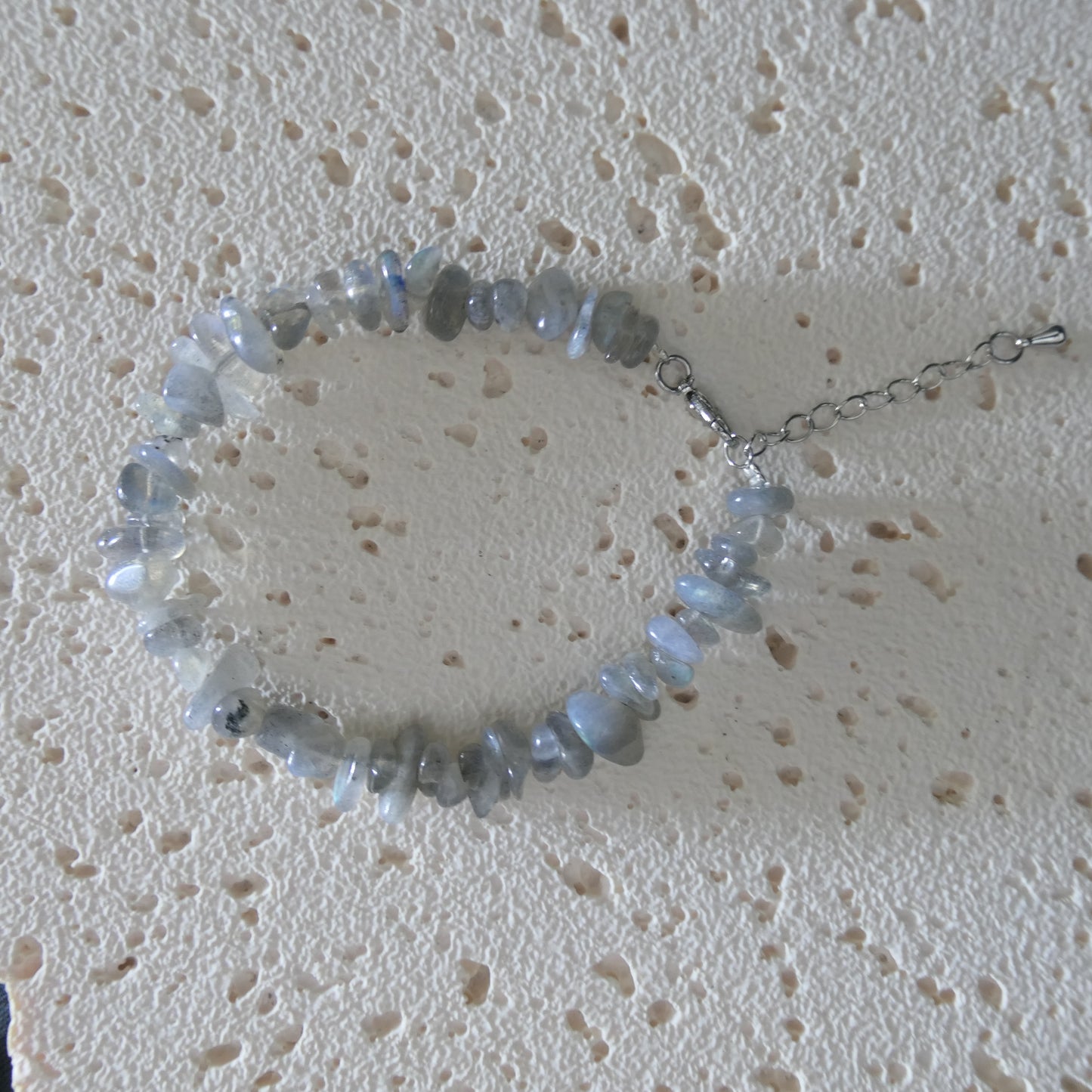 Labradorite Chip Bracelet - Adjustable