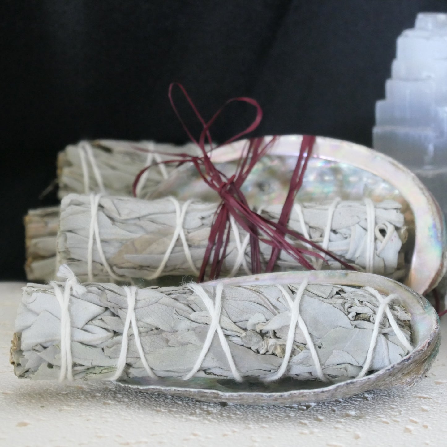 White Sage (mini) and Abalone Shell Combo