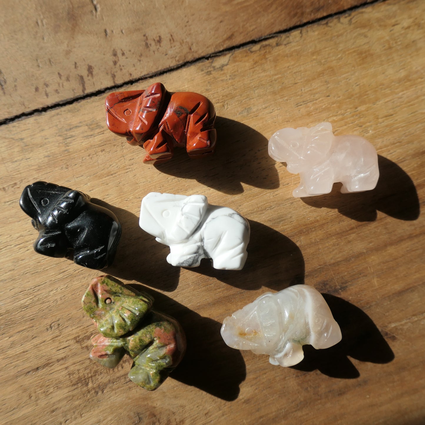 Small Elephant Carvings