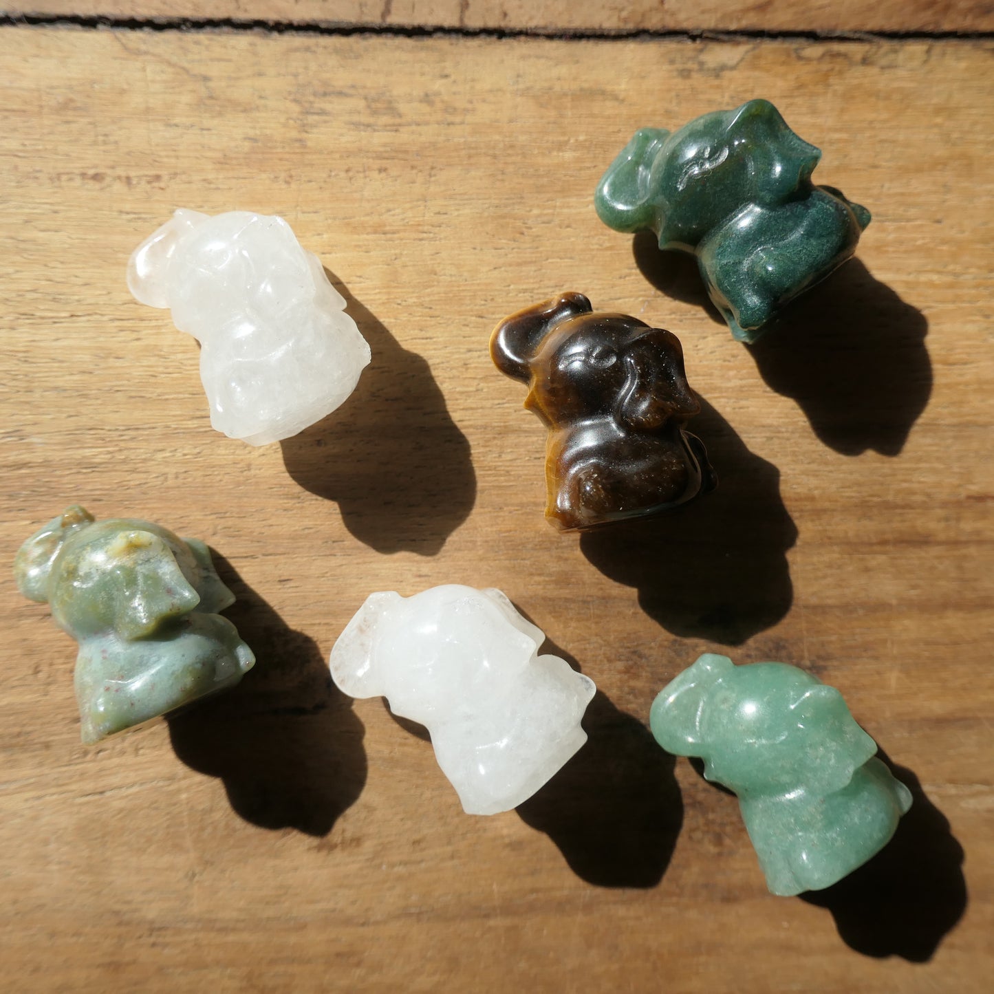 Happy Elephant Carvings