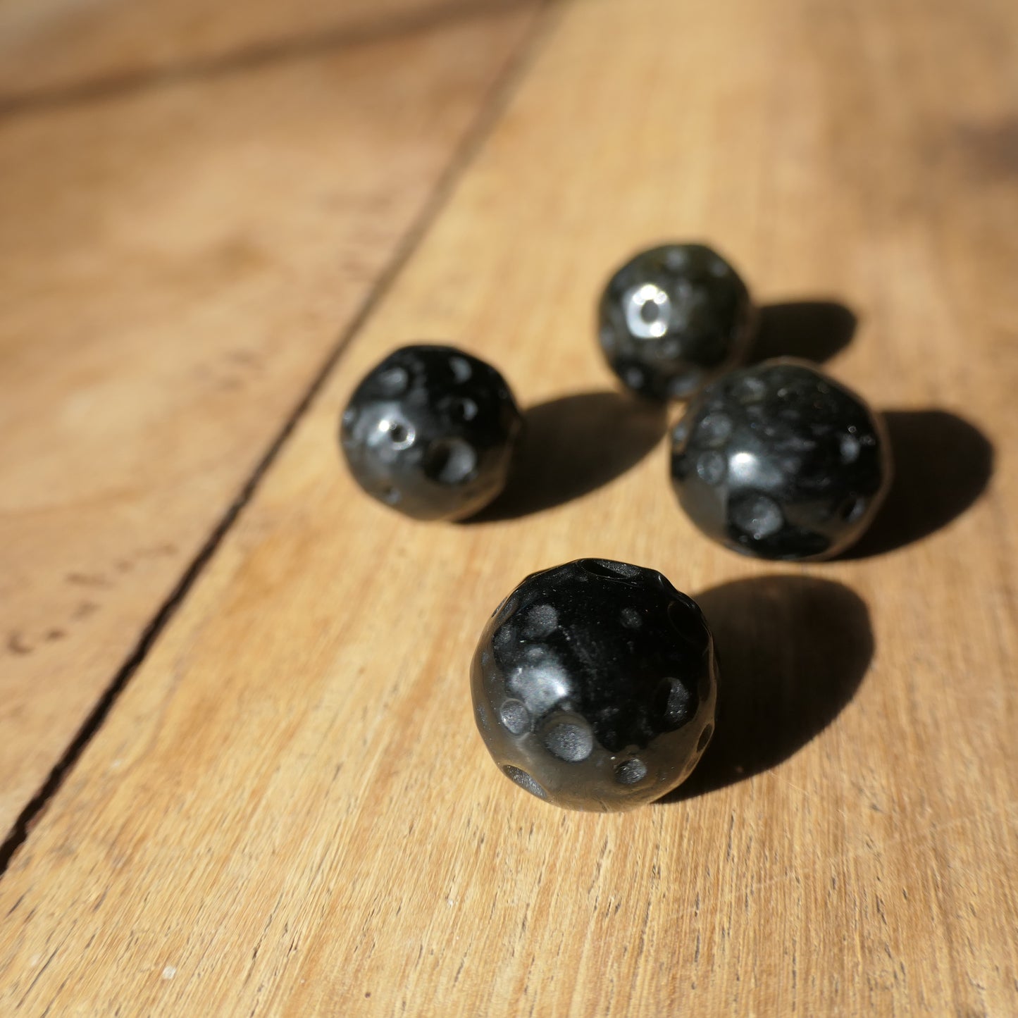 Gold Sheen Obsidian Full Moons