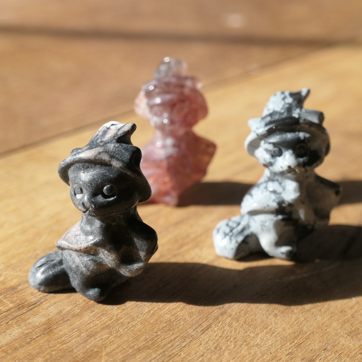 Witch Cat Carving