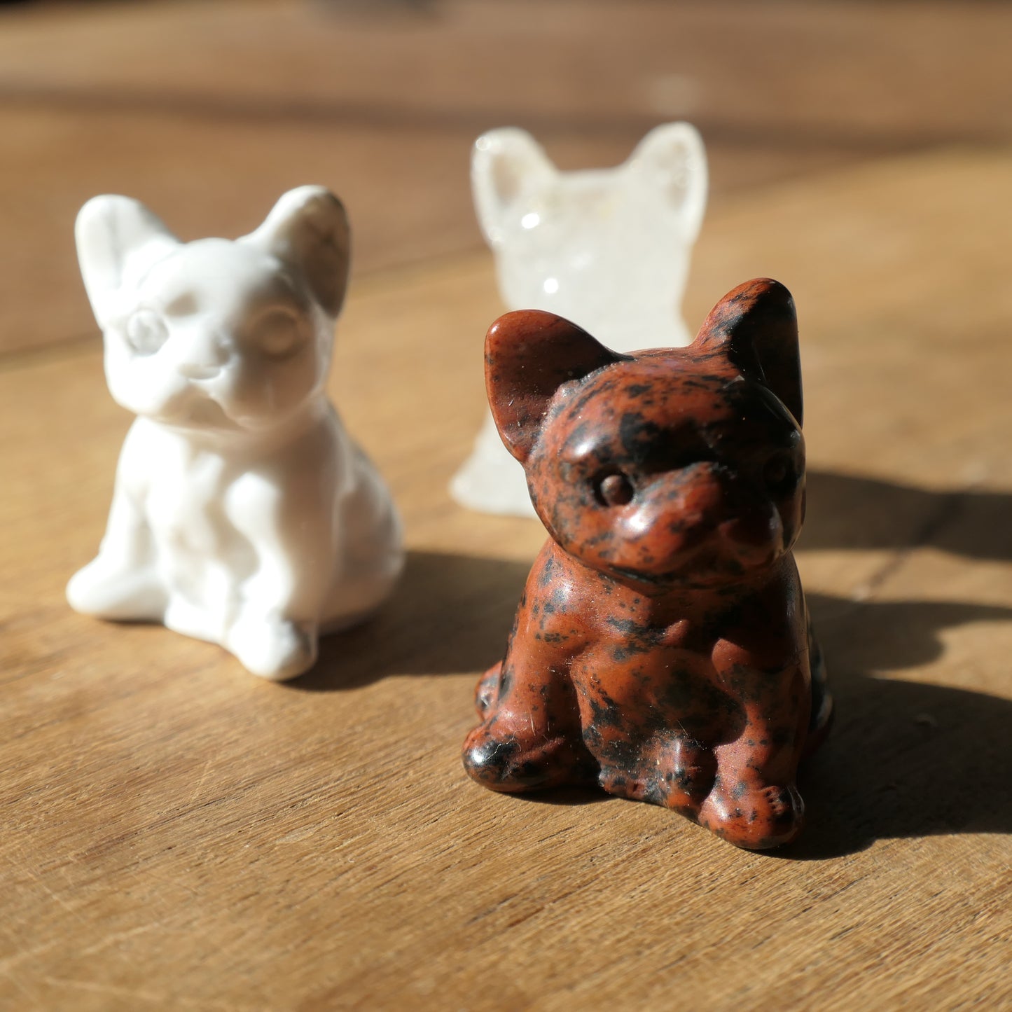 Frenchies Dog Carving
