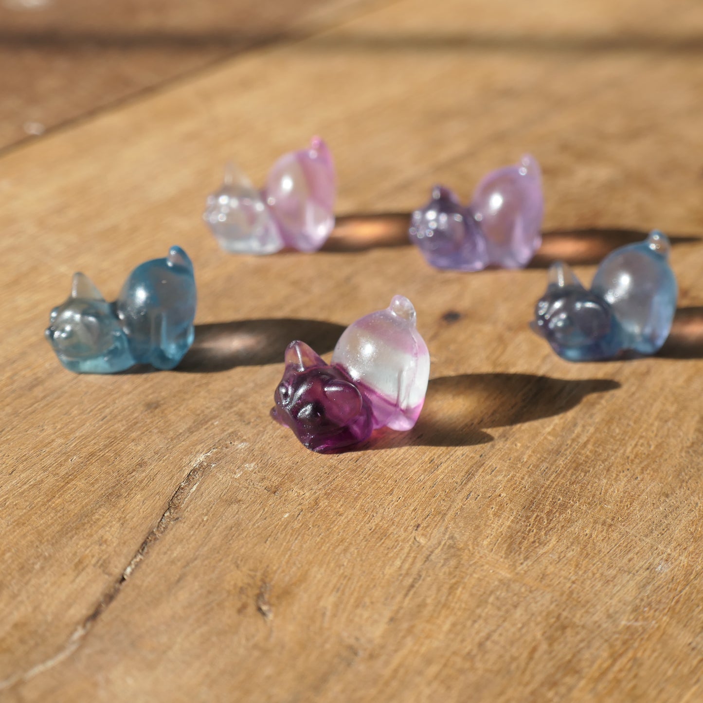 Fluorite Cat - mini