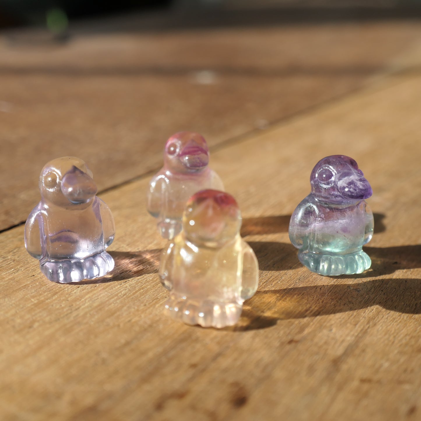 Fluorite Penguins- mini