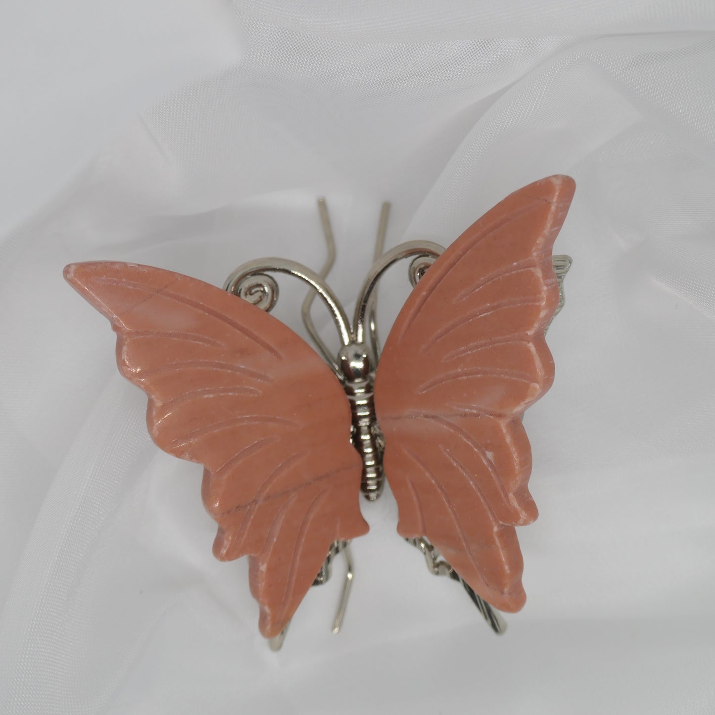 Orange Aventurine crystal wing butterfly