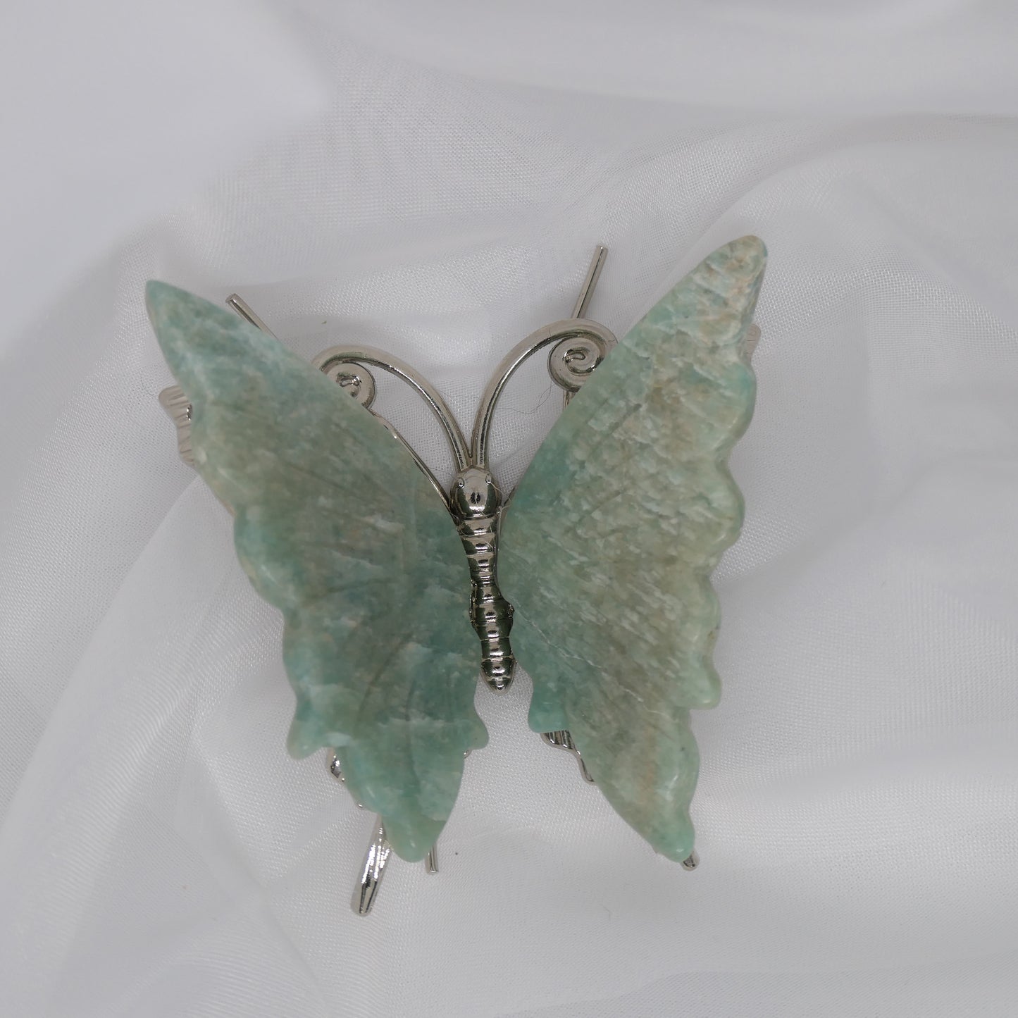 Amazonite crystal wing butterfly