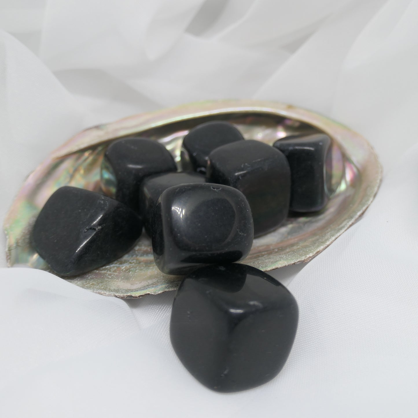 Black Obsidian tumbles