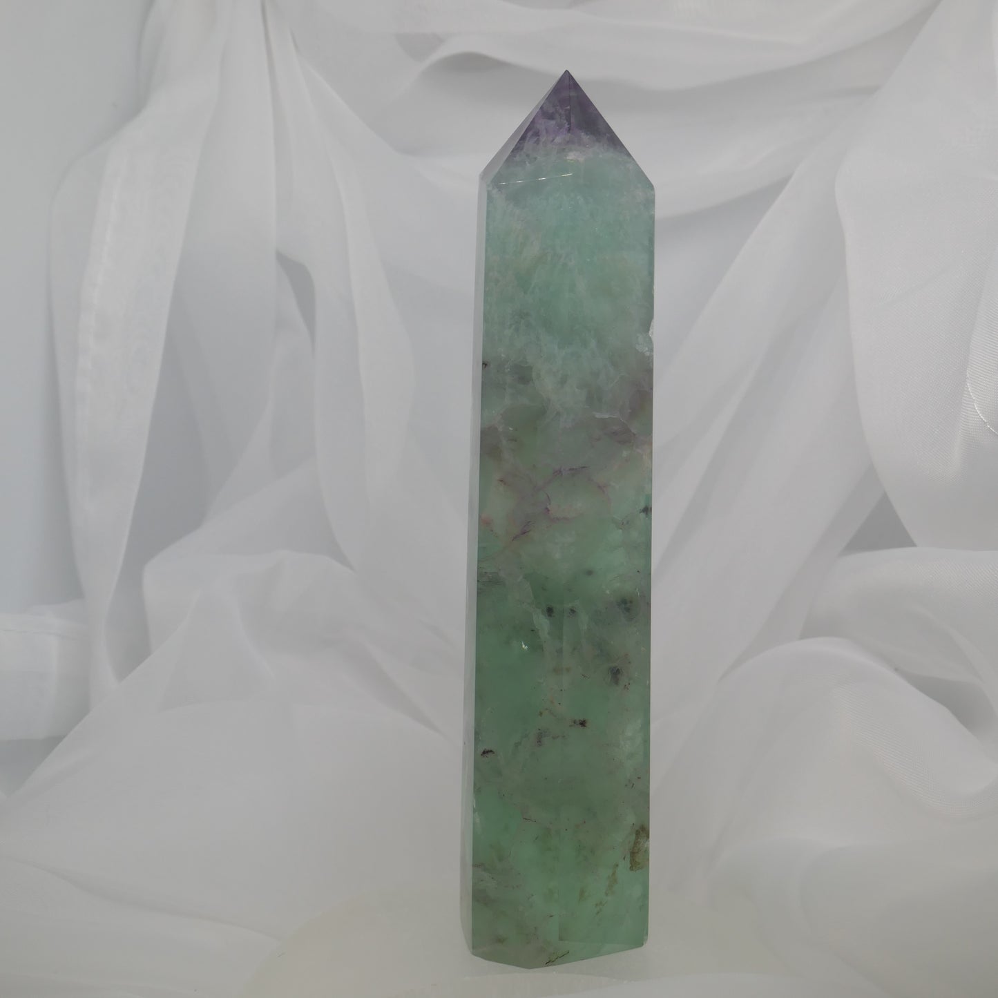 Watermelon Fluorite Tower