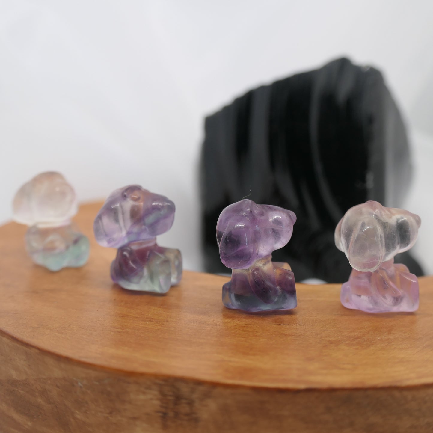 Mini Fluorite Carving Snoopy