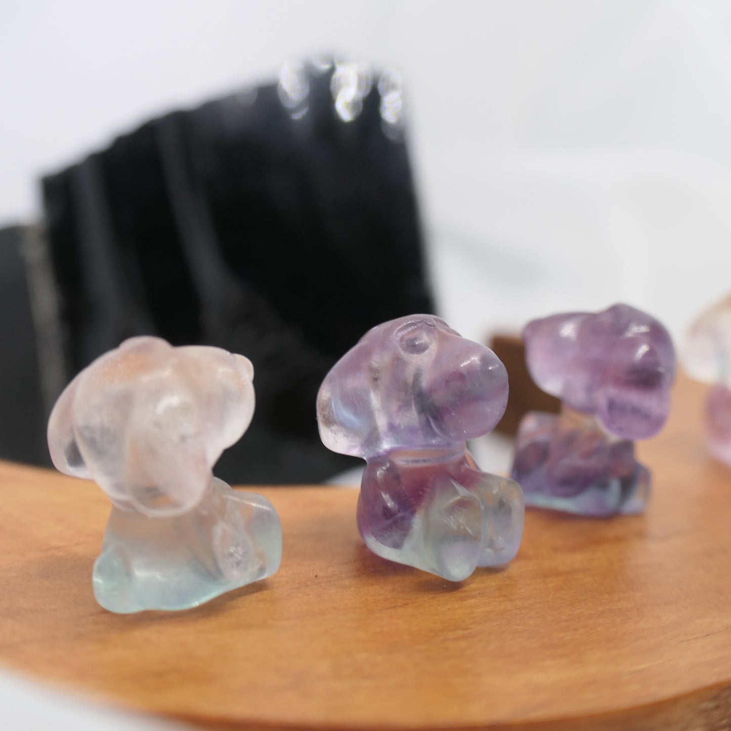 Mini Fluorite Carving Snoopy