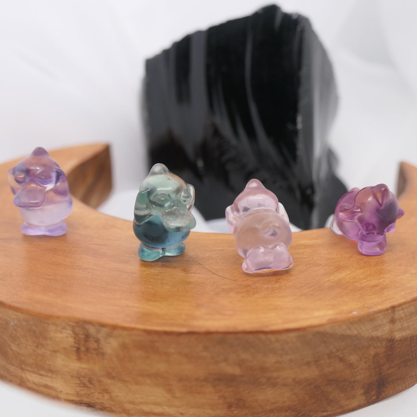 Mini Fluorite Carving Psyduck