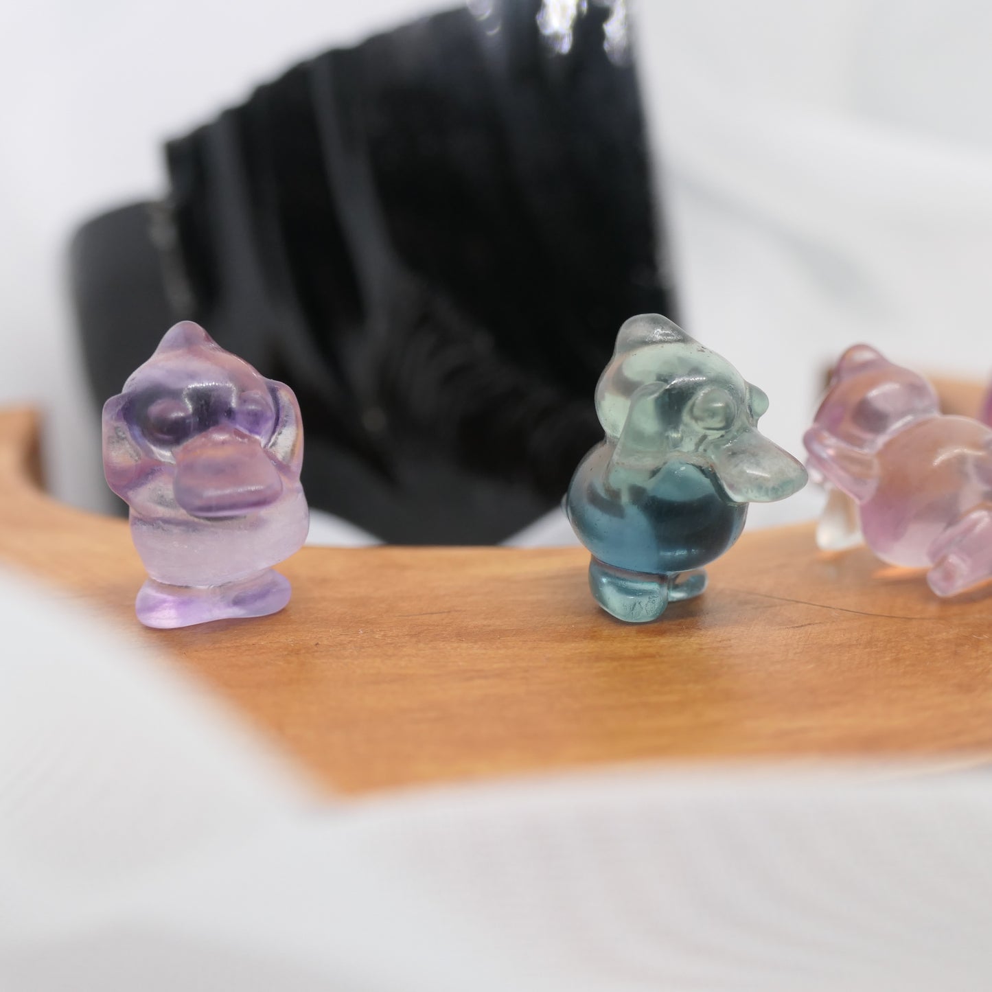 Mini Fluorite Carving Psyduck