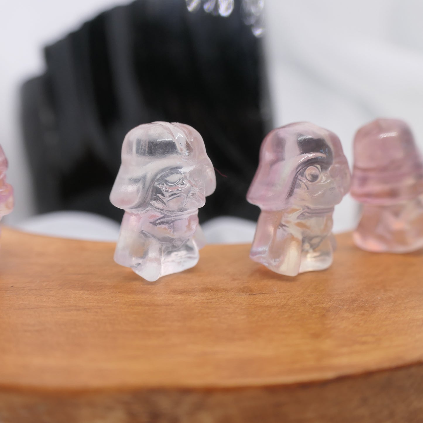 Mini Fluorite Carving Baby Darth Vader