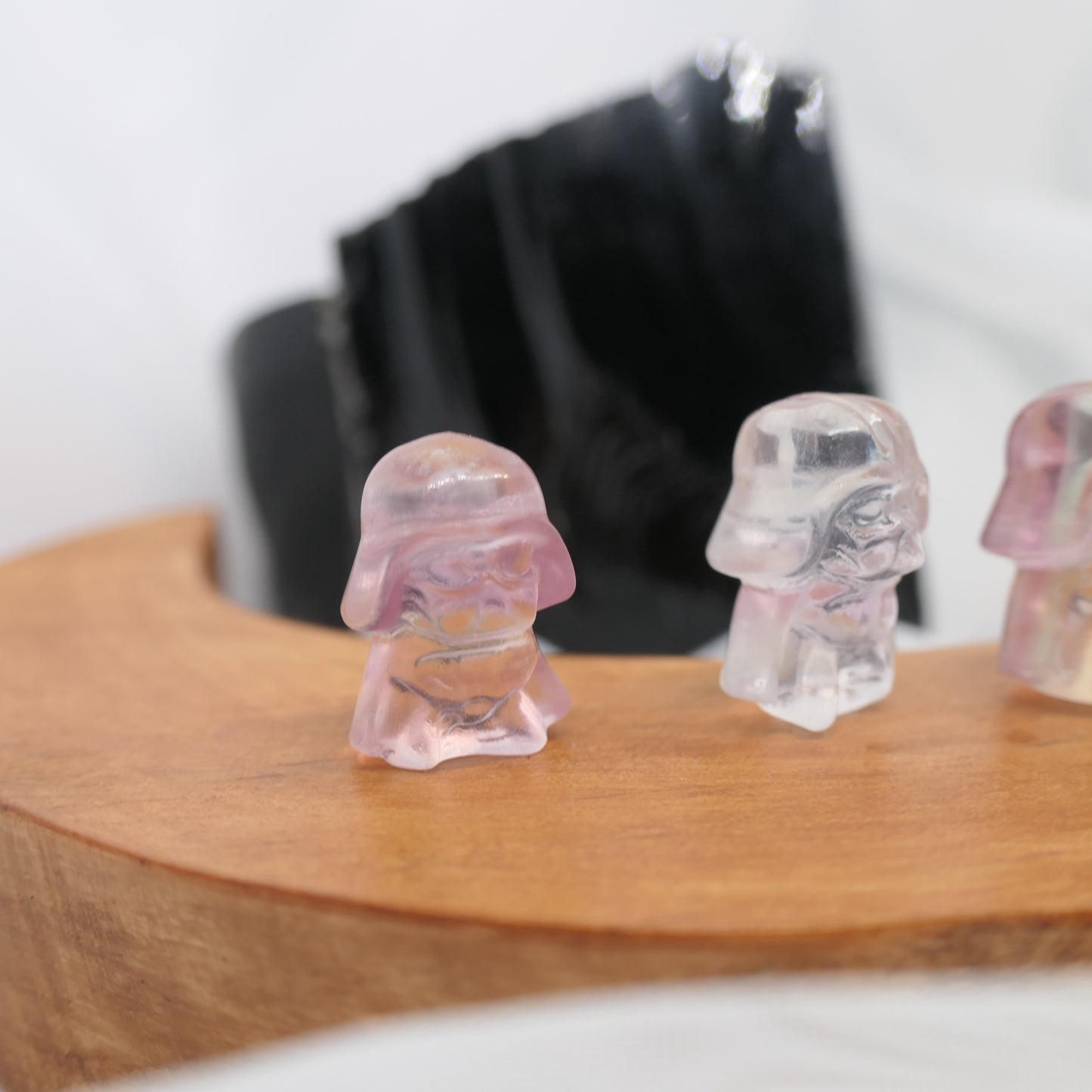 Mini Fluorite Carving Baby Darth Vader