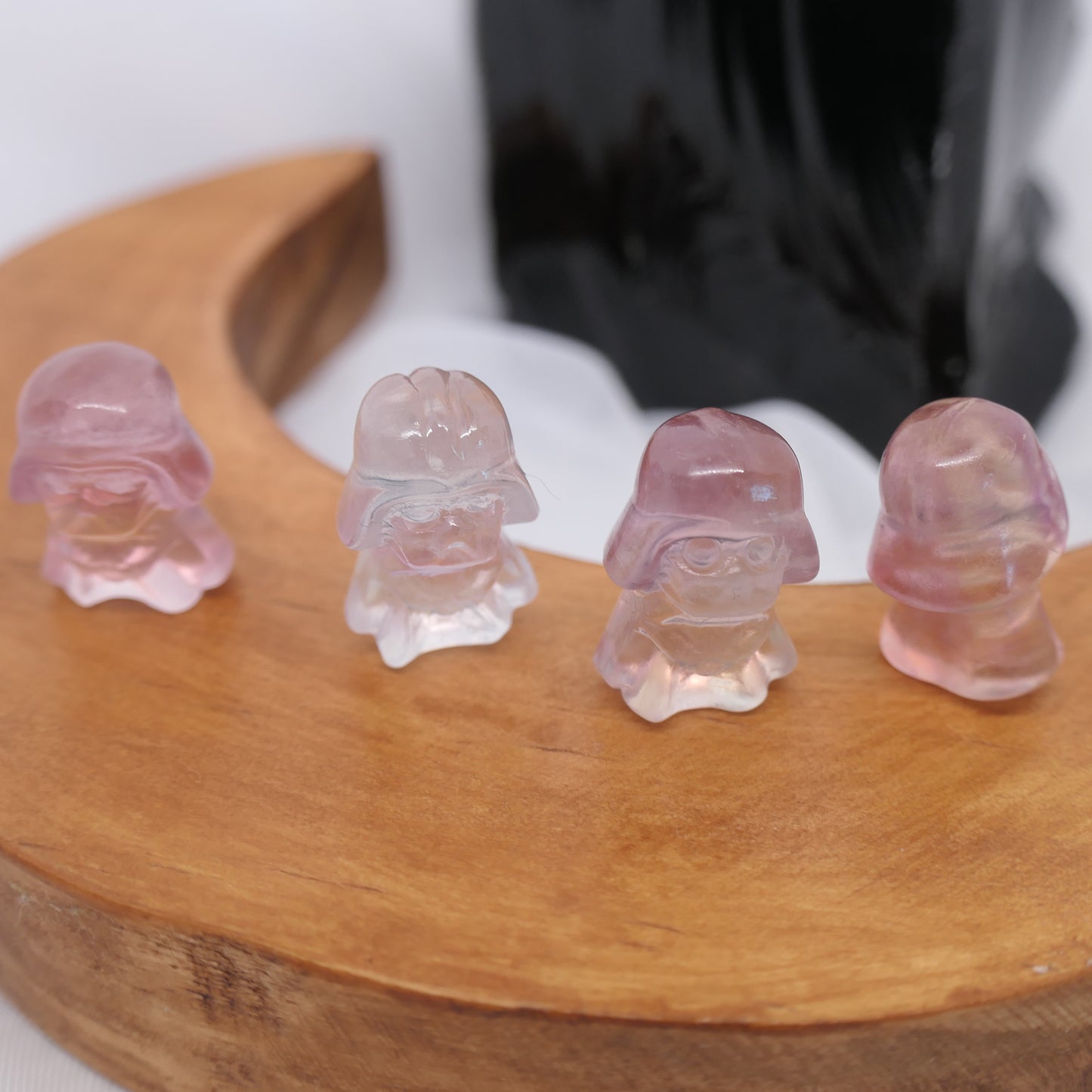 Mini Fluorite Carving Baby Darth Vader