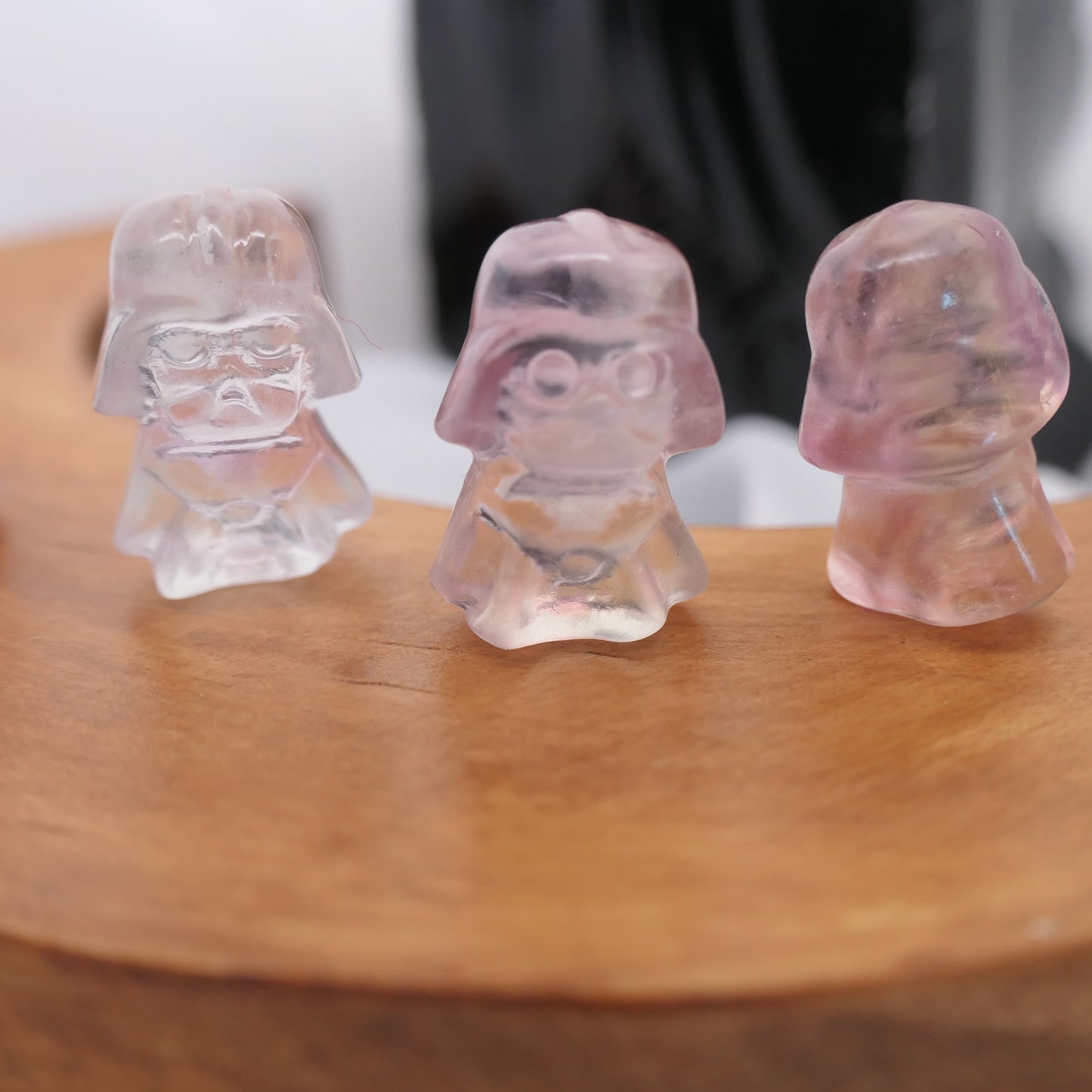 Mini Fluorite Carving Baby Darth Vader
