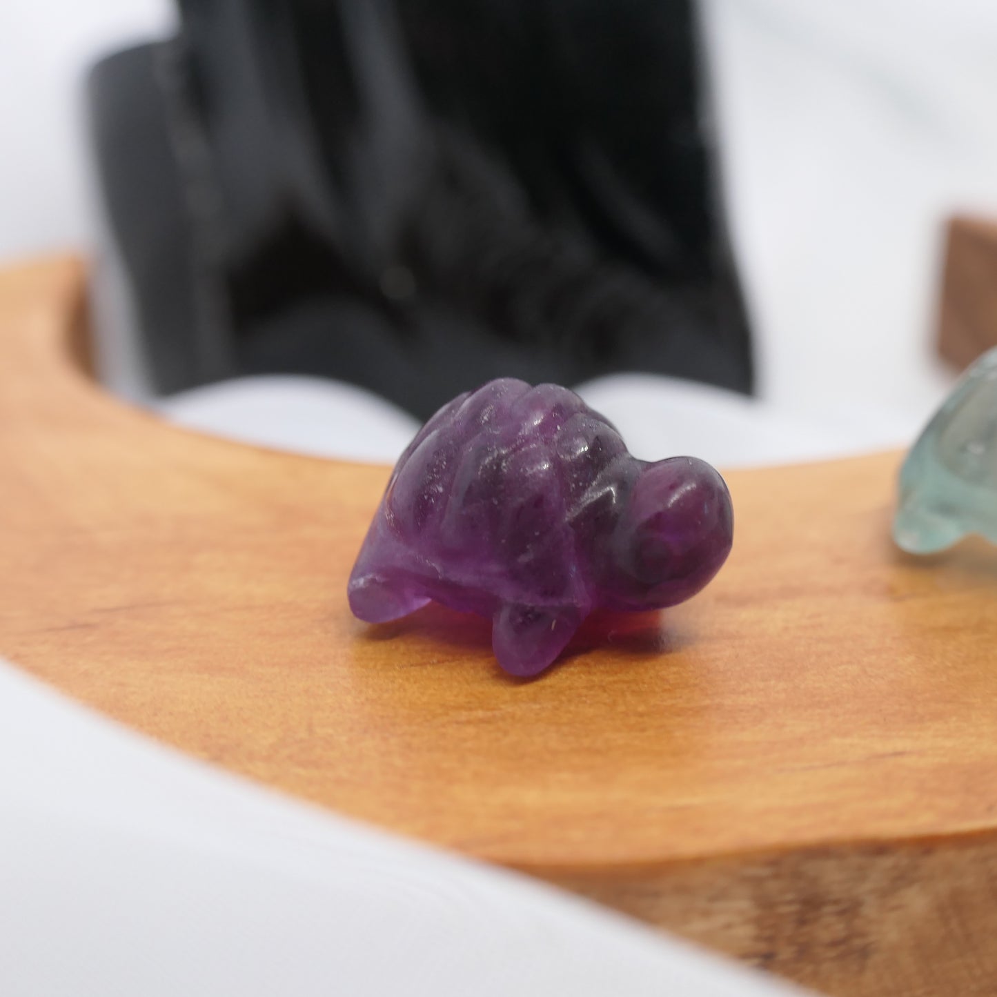 Mini Fluorite Carving Turtle