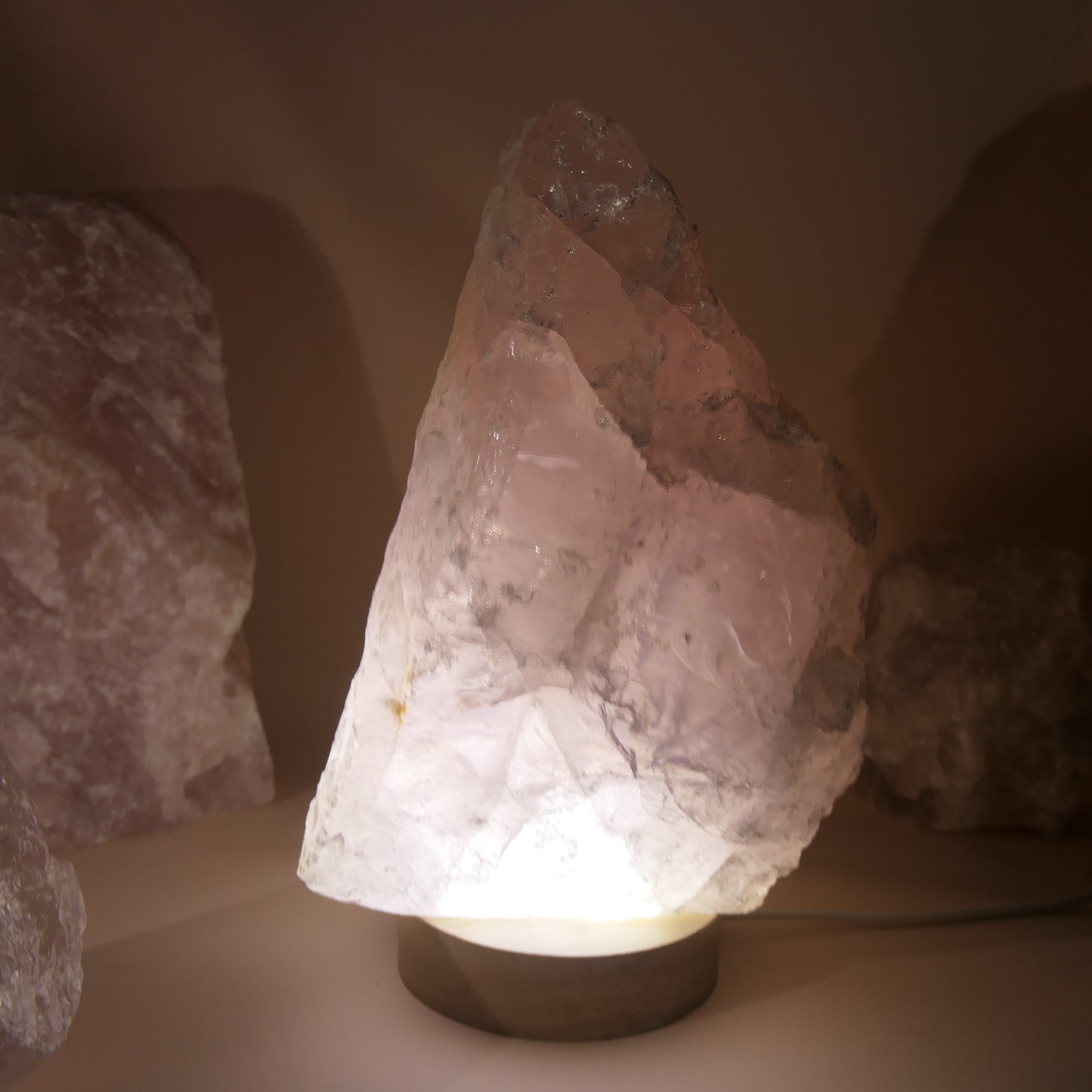 Rose quartz lamp 1.2