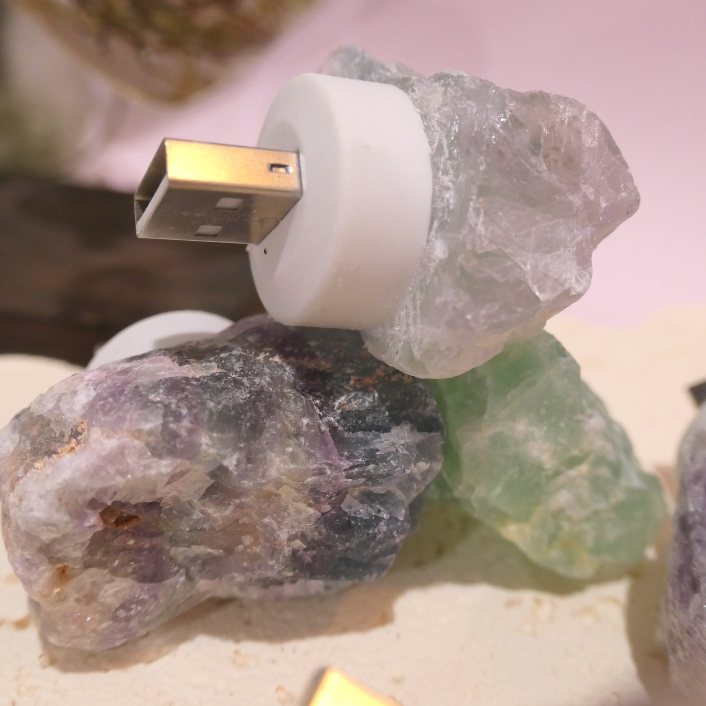Raw Stone USB Light
