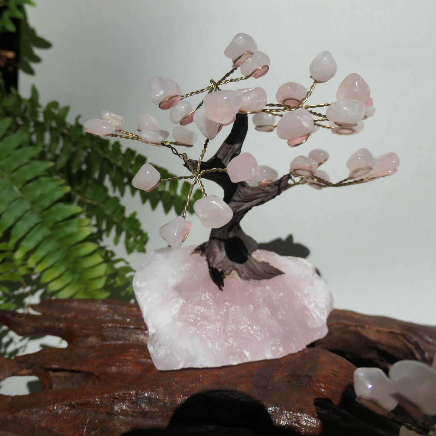 Rose Quartz Gem Tree