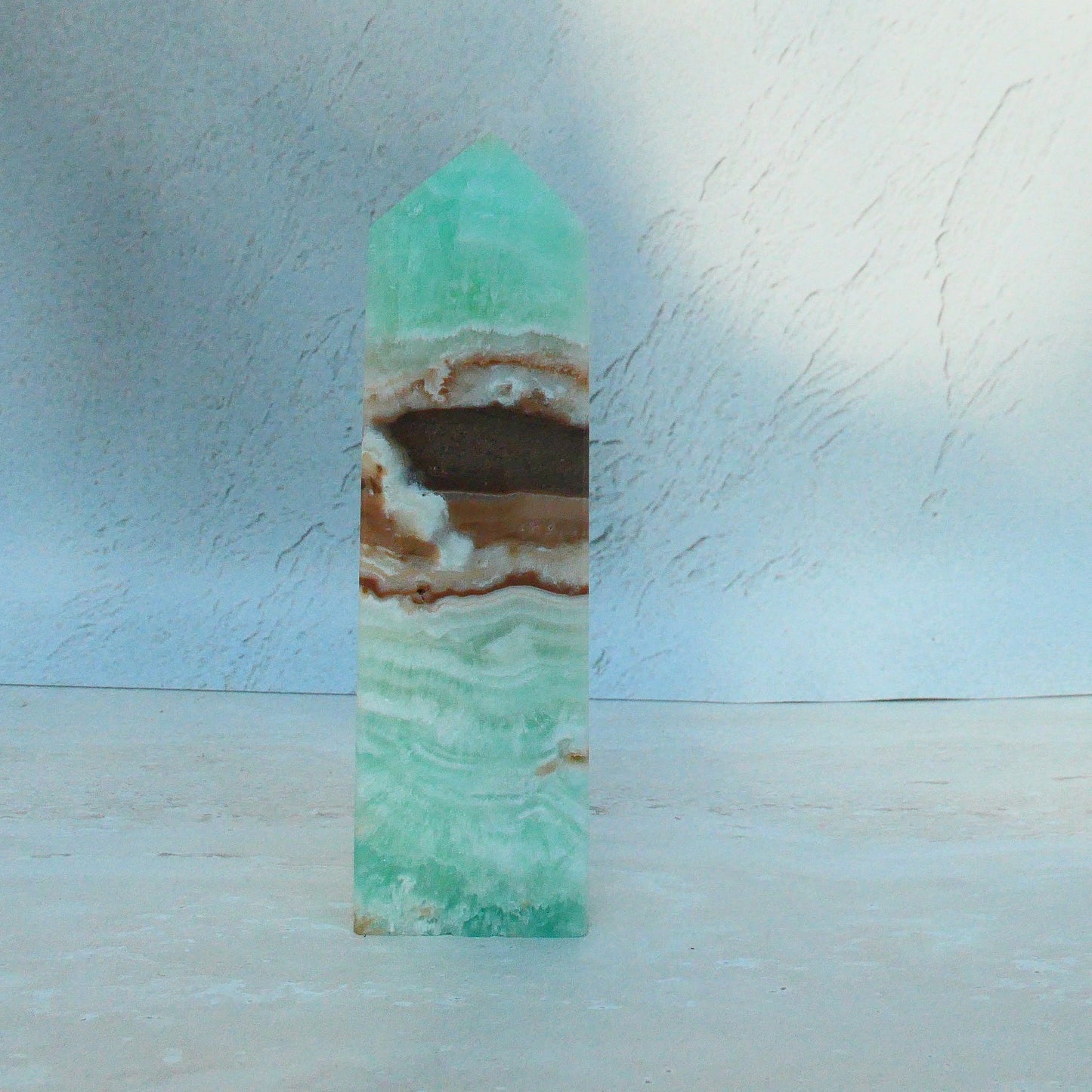 Green Aragonite Tower #2
