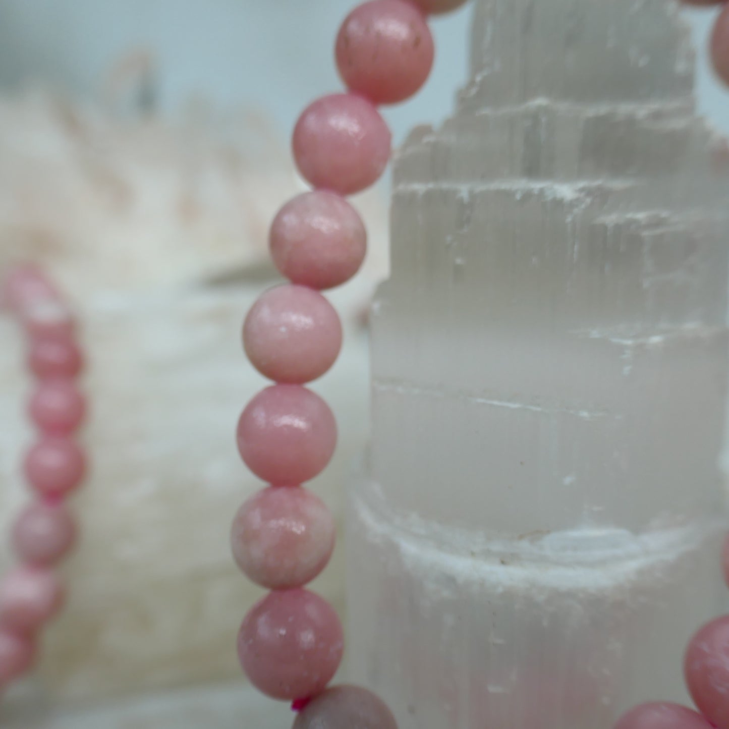 Pink Opal Bracelet 8mm