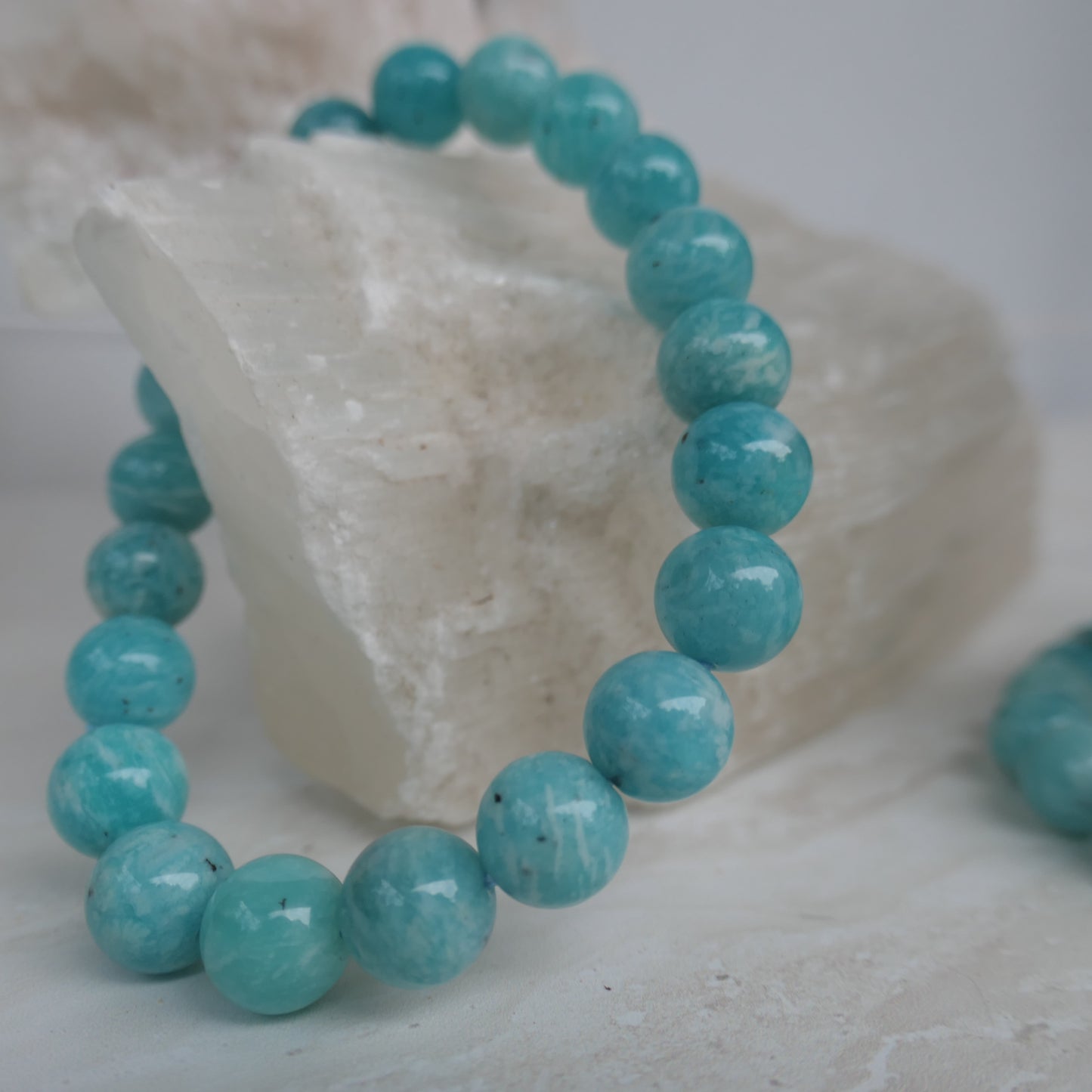 Amazonite 8mm Bead Bracelet