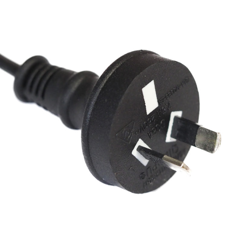 Replacement Crystal Lamp Power Cord – Black (220V-240V)