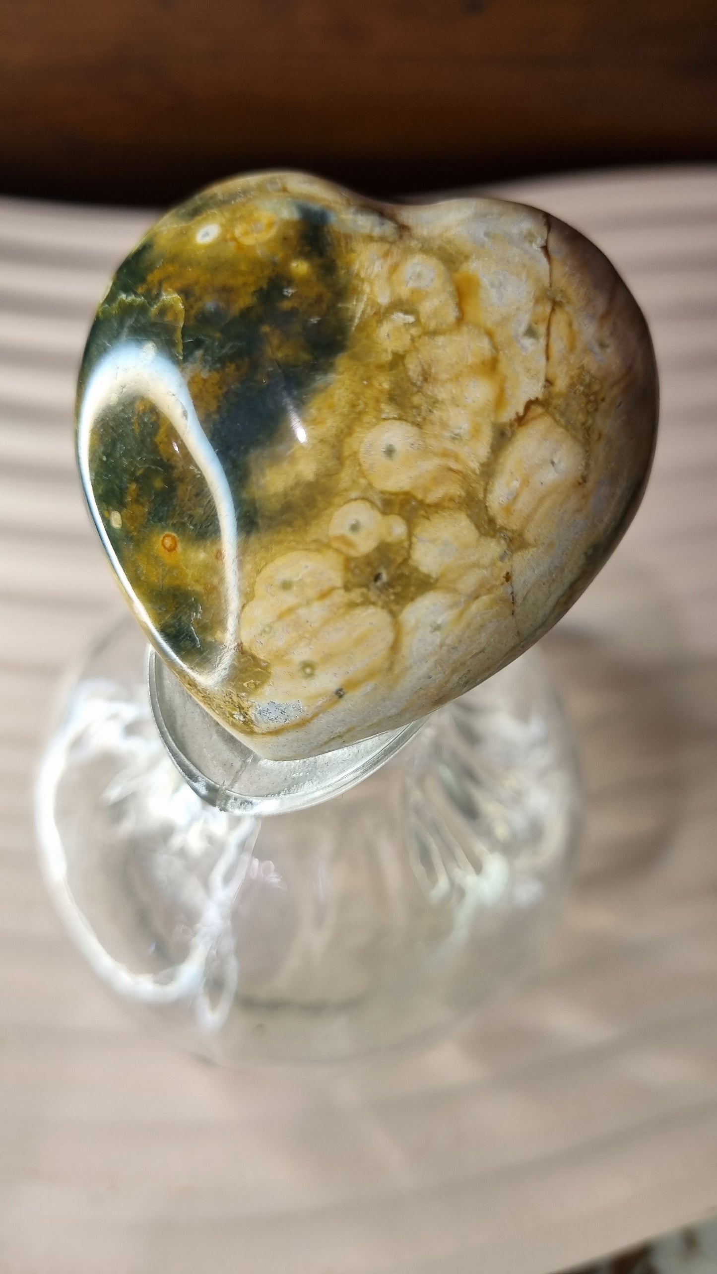 Ocean Jasper Heart Small #4