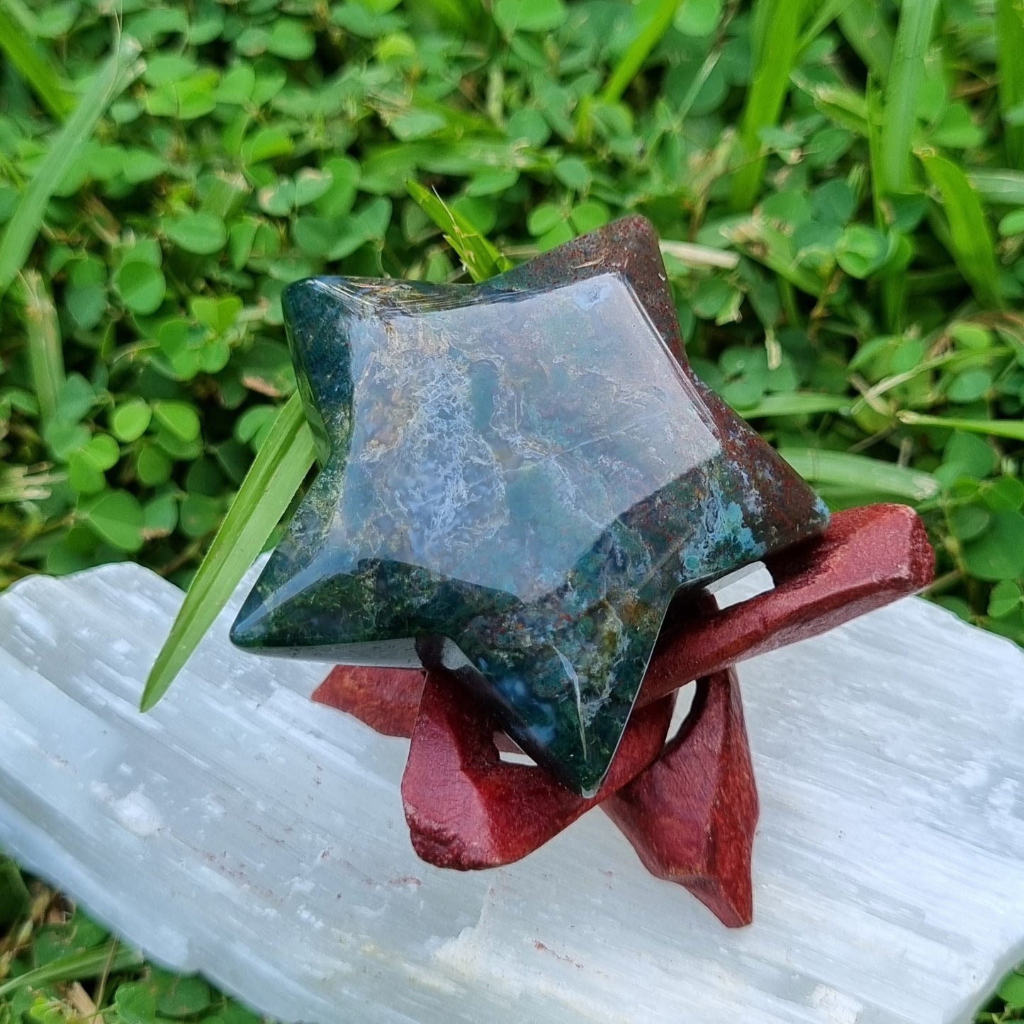 Moss Agate Stars