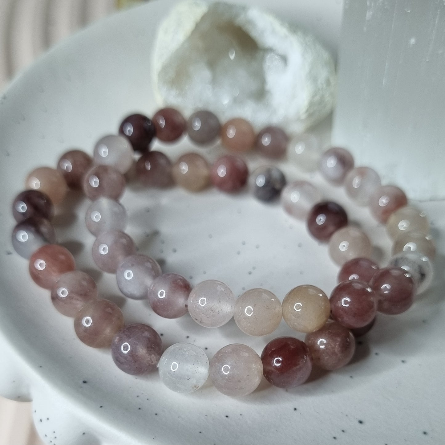 Purple Aventurine bead bracelet 8mm