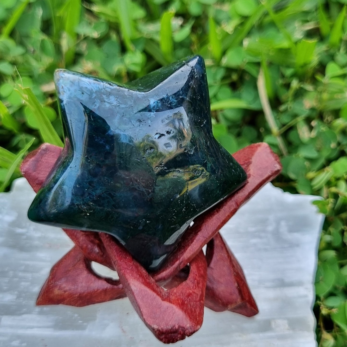 Moss Agate Stars