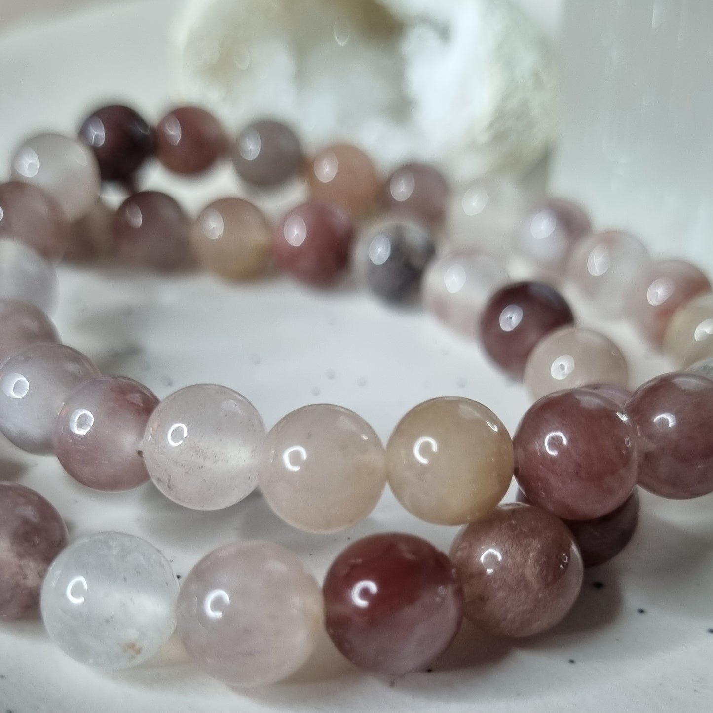 Purple Aventurine bead bracelet 8mm